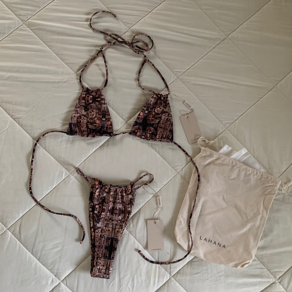 Lahana Swim Obsidian Bikini Set